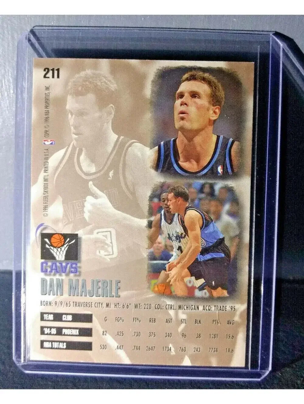 1995-96 Dan Majerle #211 Basketball Card